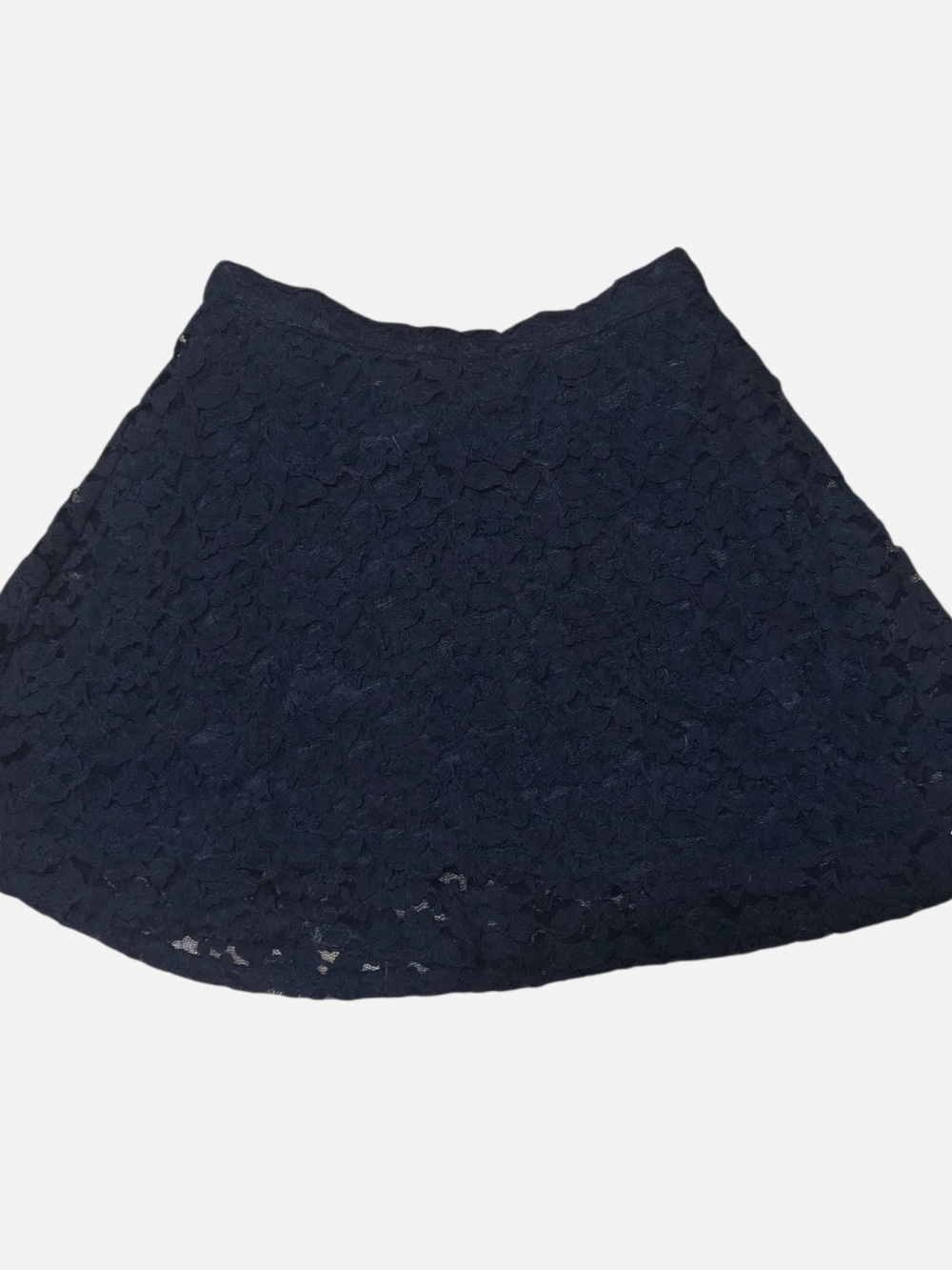 Hollister Dark Blue Lace Skater Skirt